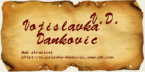 Vojislavka Danković vizit kartica